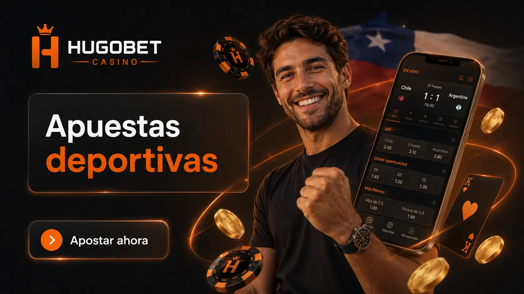 Apuestas deportivas en Hugobet